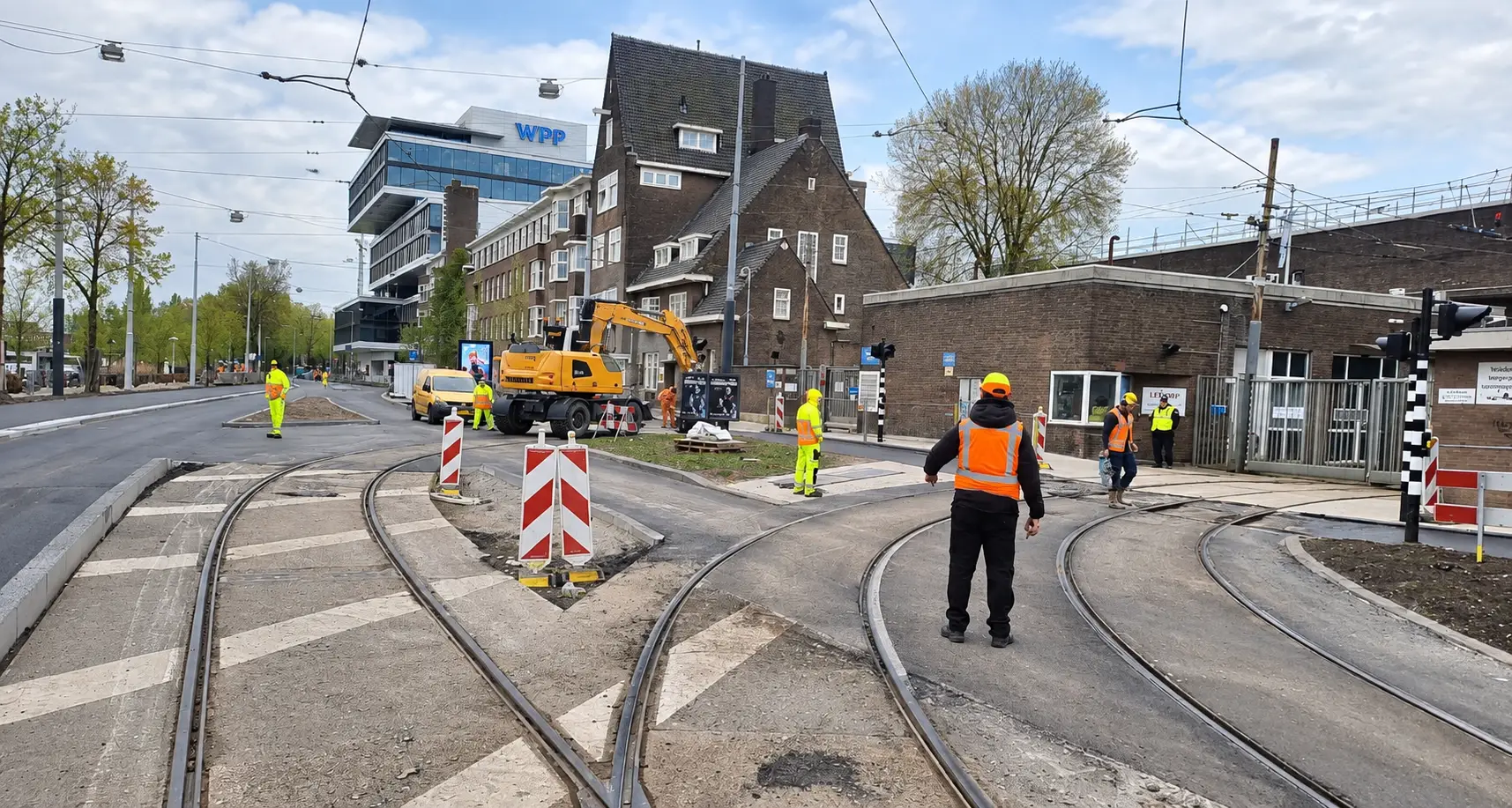 Pro Traffic Control tijdens het project op de Amsteldijk